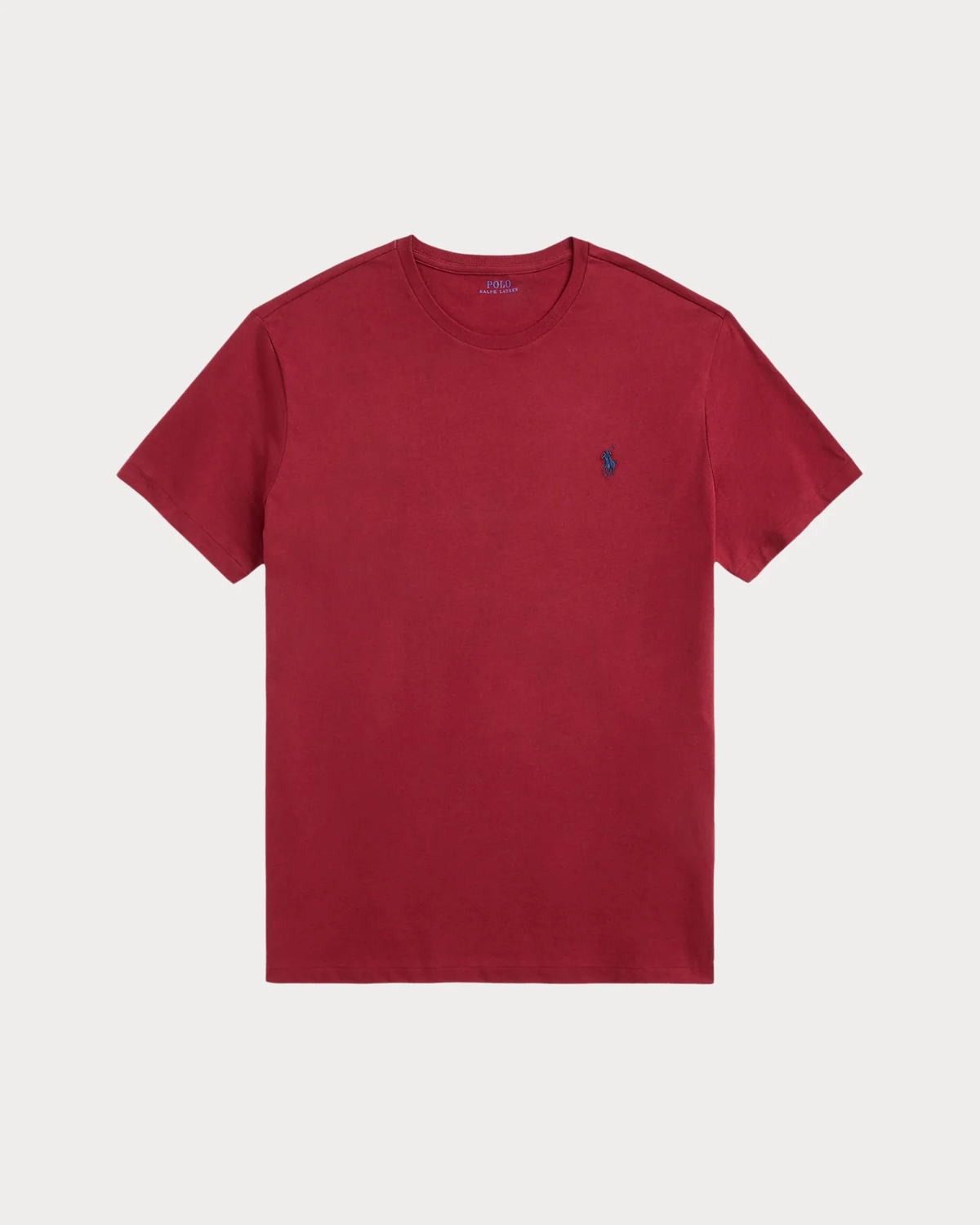 Polera de algodón burdeo oscuro