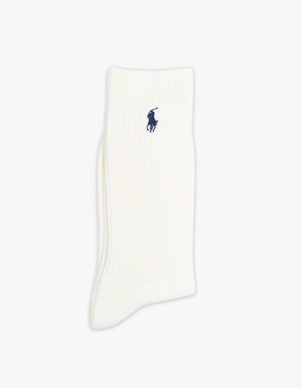 Calcetines acanalados blancos