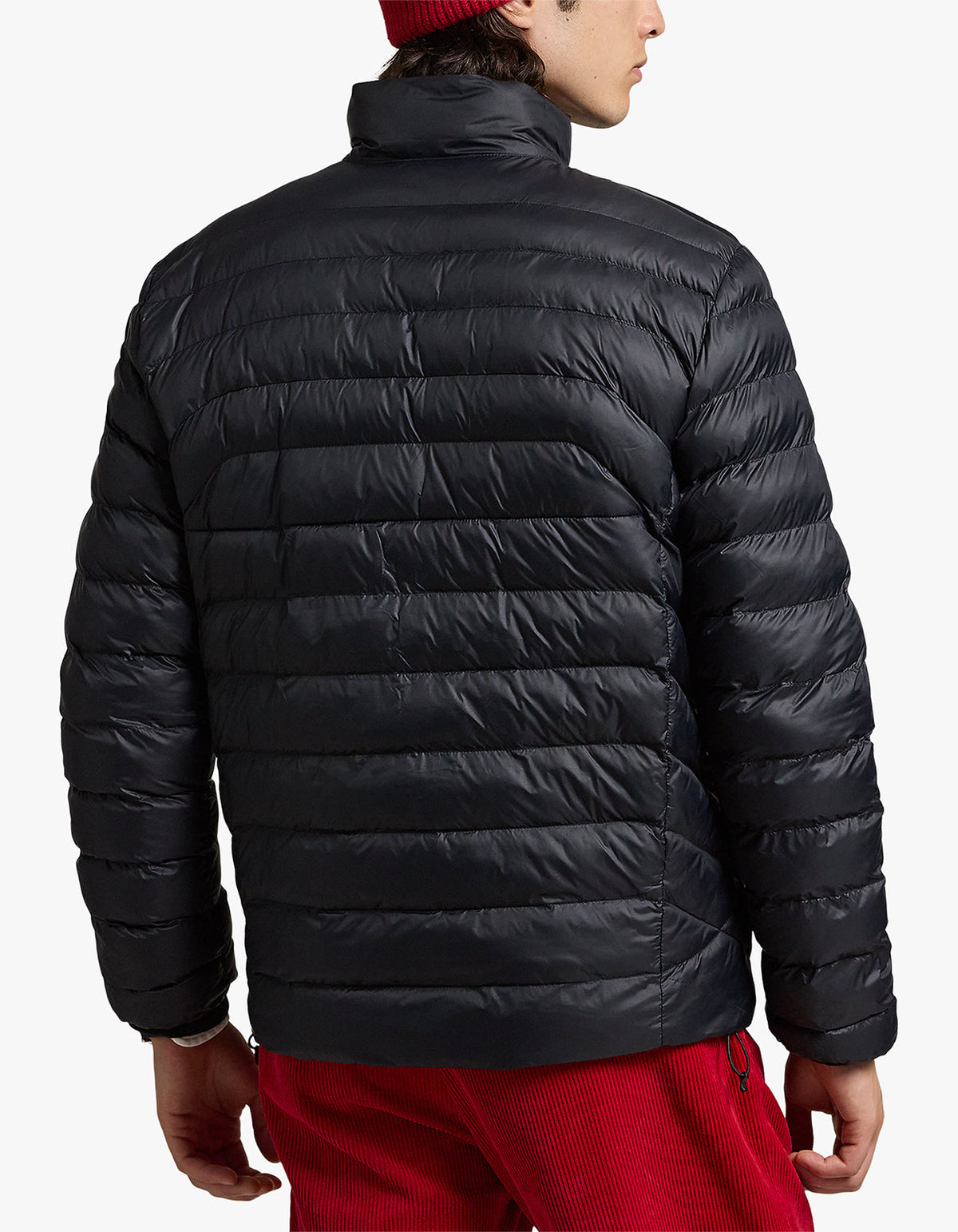 Chaqueta bomber acolchada negra