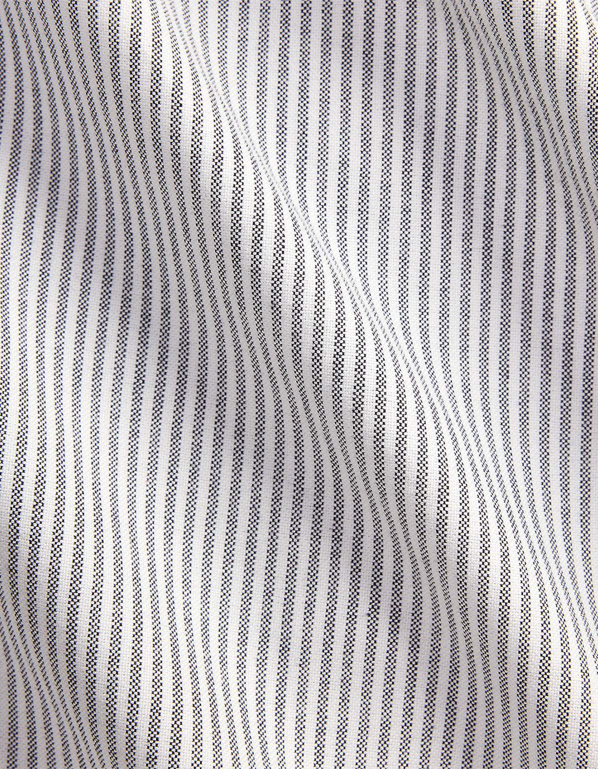 Camisa Oxford a rayas gris y blanco