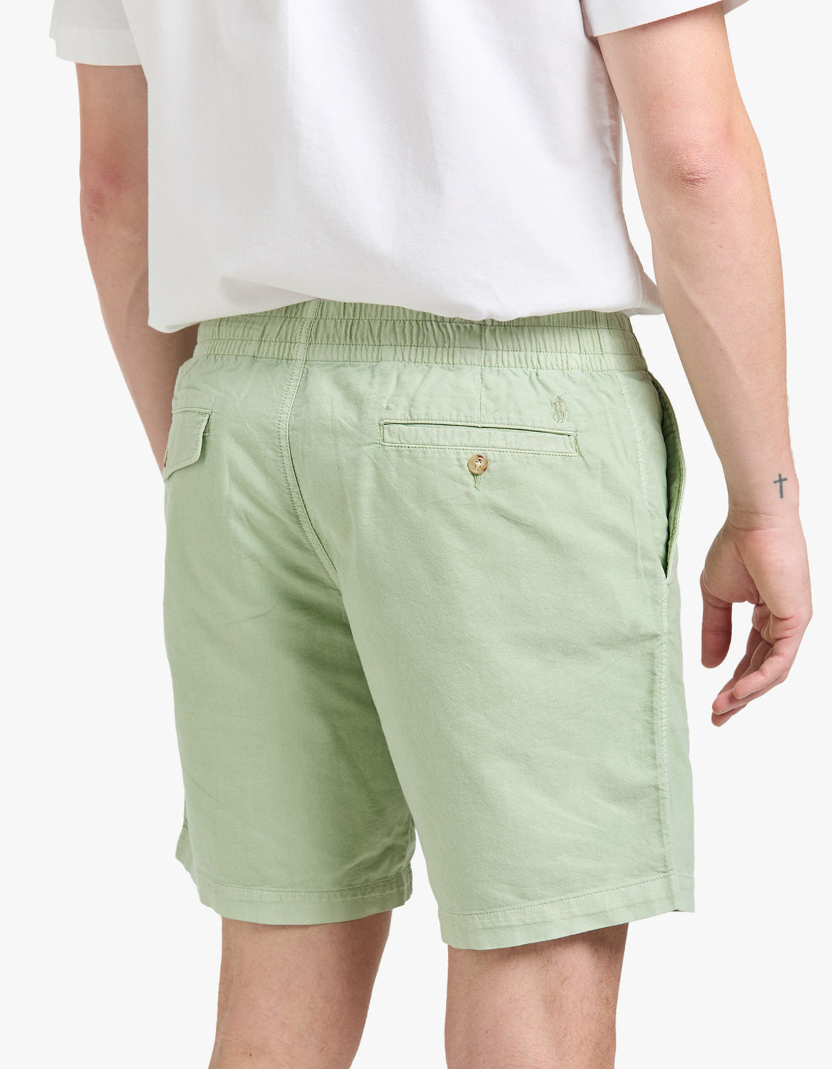 Short teñido verde piedra