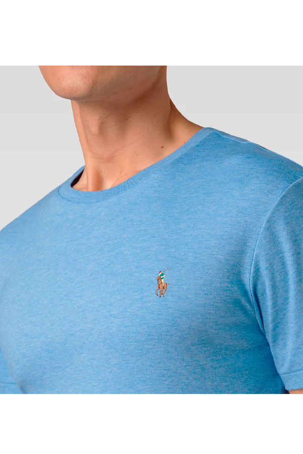Polera suave azul rey
