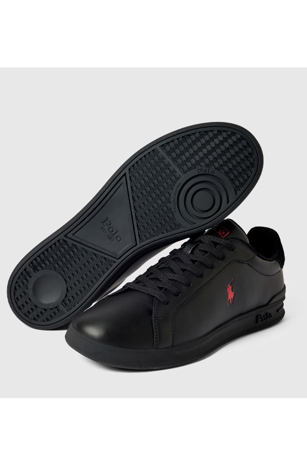 Zapatillas de gamuza negras