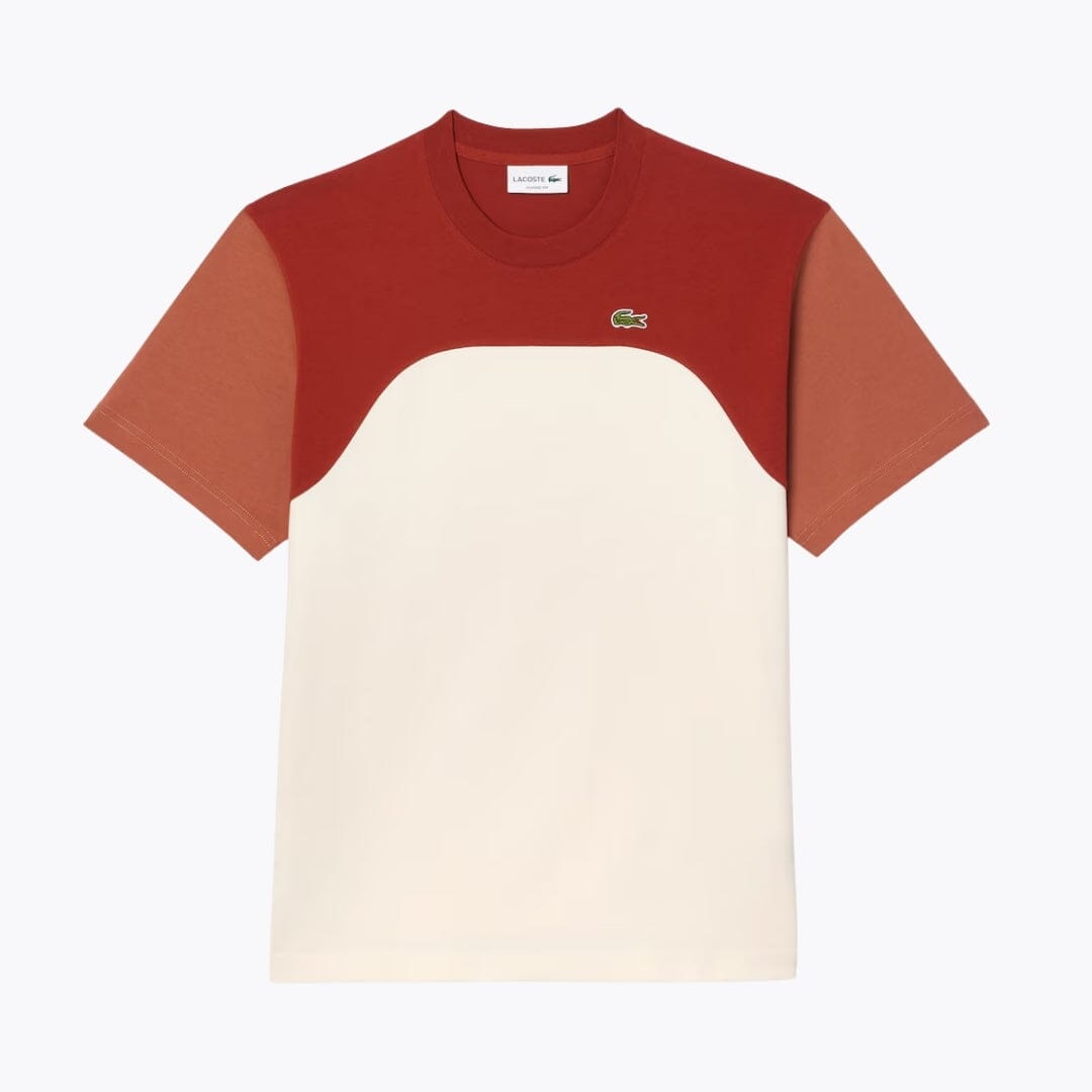 Polera de algodón bicolor
