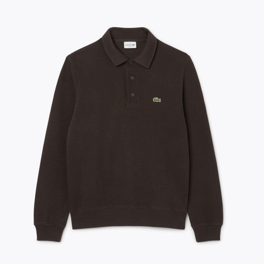 Polerón de algodón cuello polo