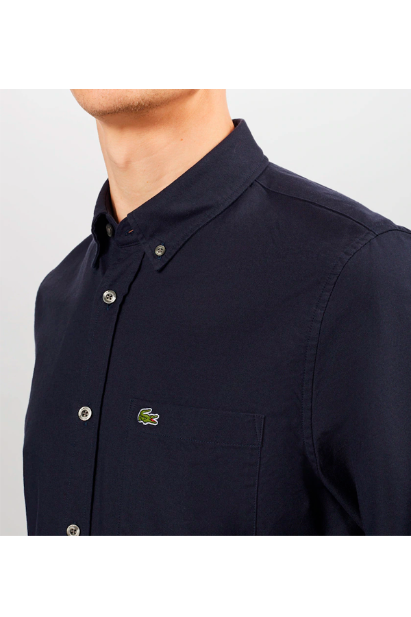 Camisa con bolsillo azul marino