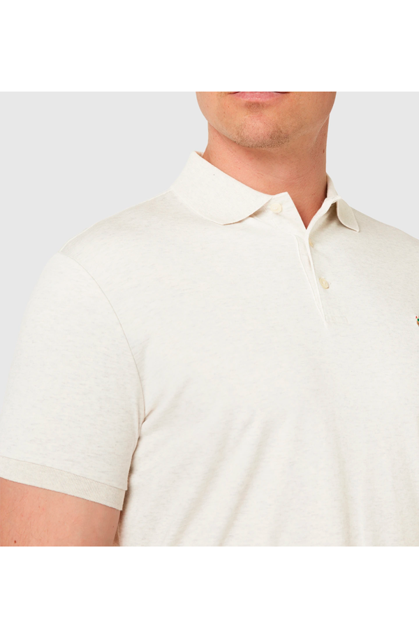 Polo suave corte slim beige