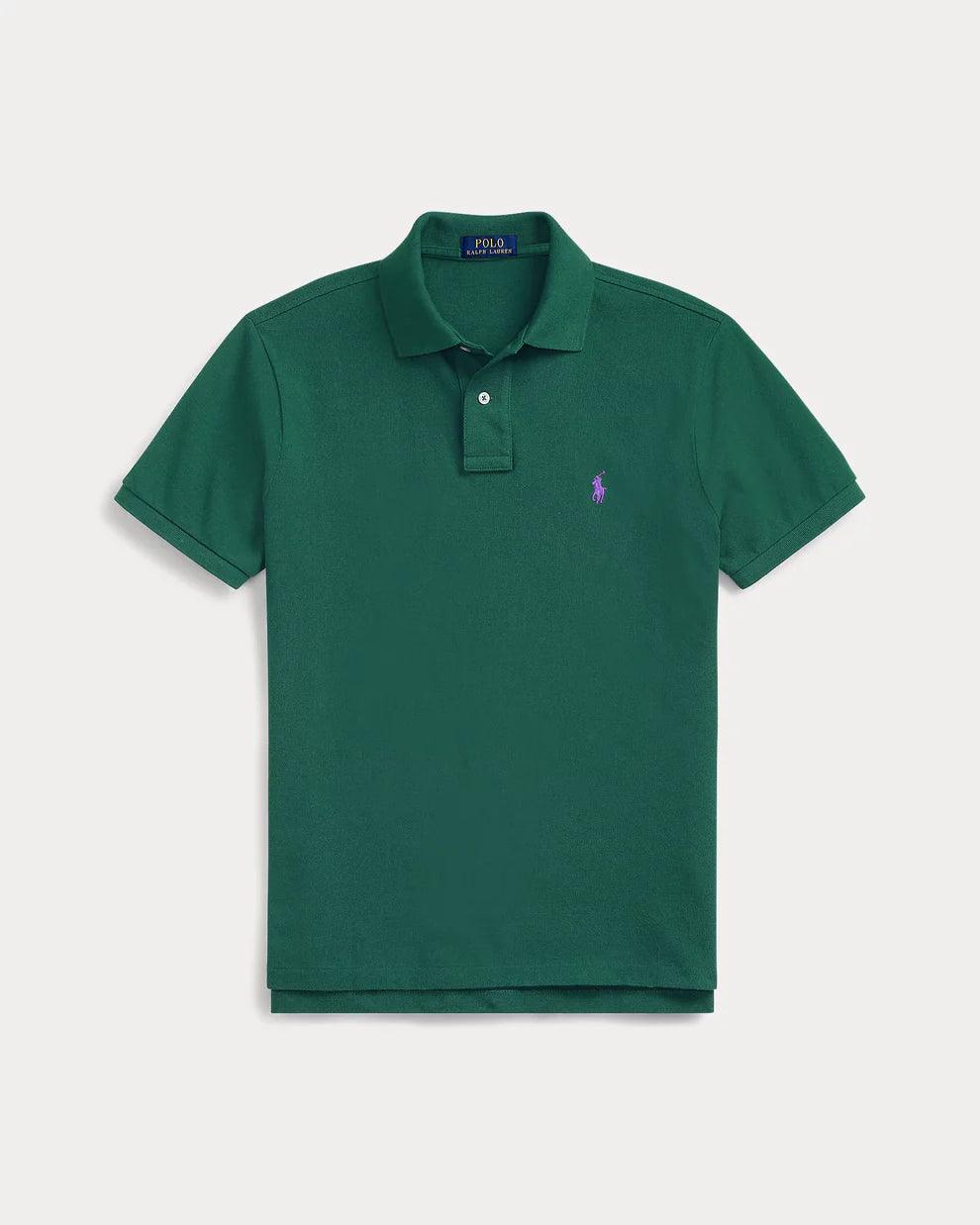 Polo de piqué verde