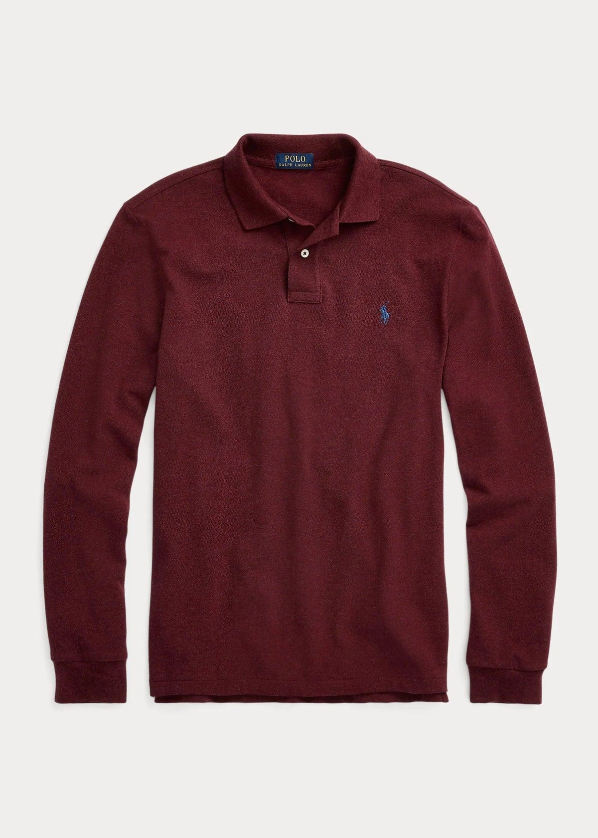 Polera manga larga burdeo