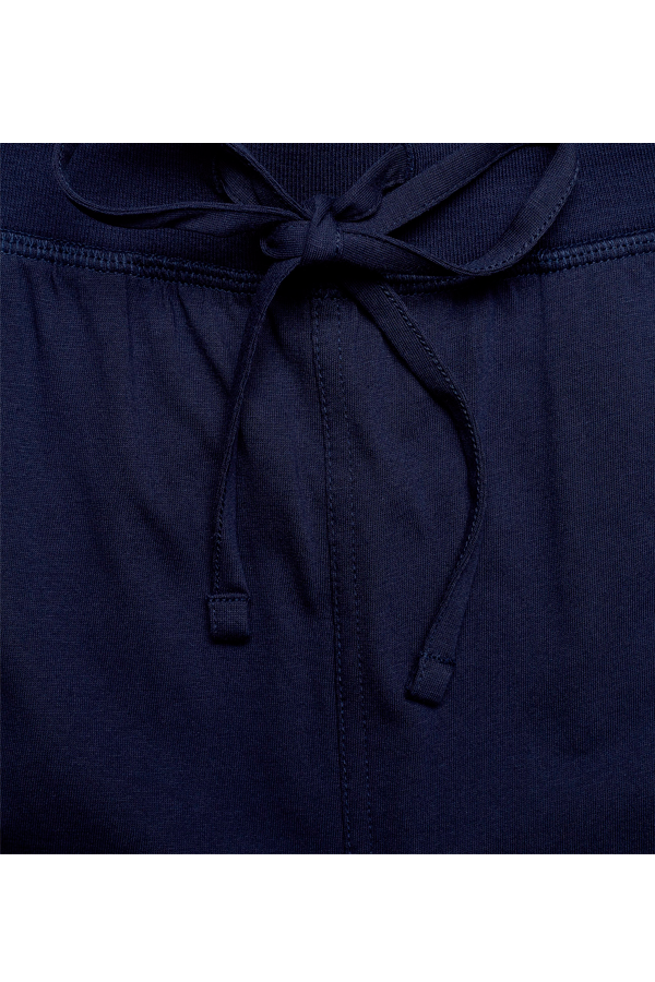 Pantalón jogger elasticado azul marino