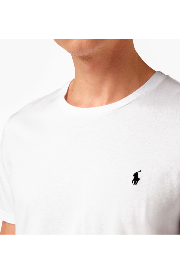 Polera cuello redondo blanca