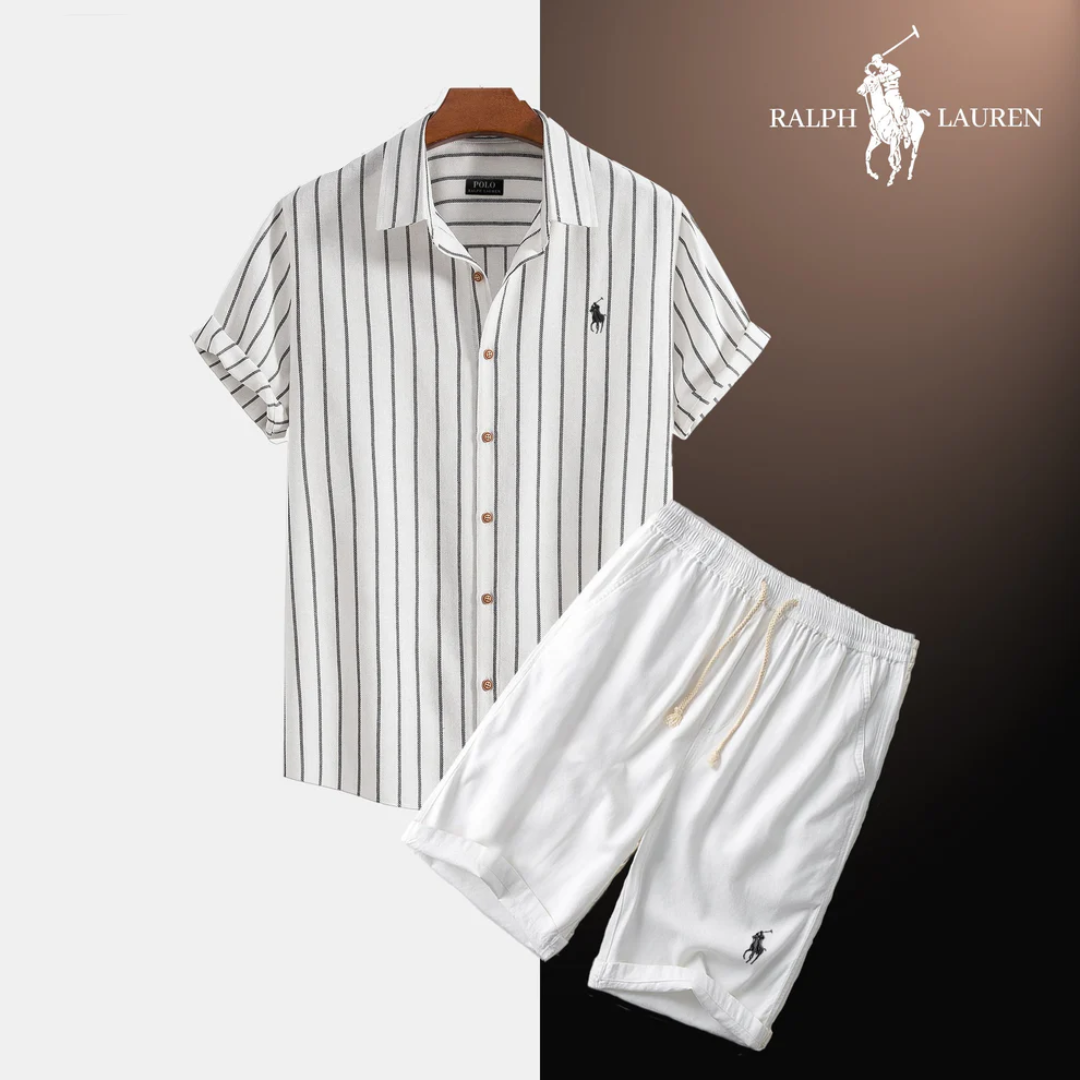 Set de lino corte clásico