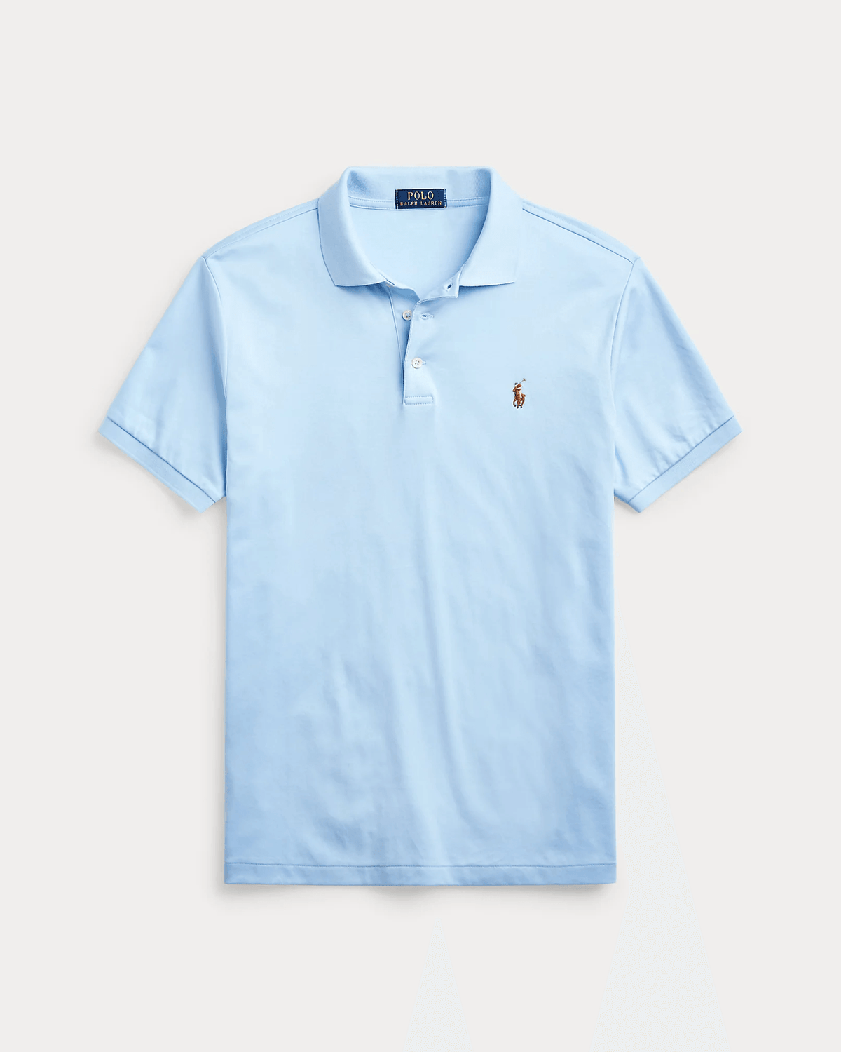 Polera de algodón suave celeste
