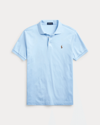 Polera de algodón suave celeste