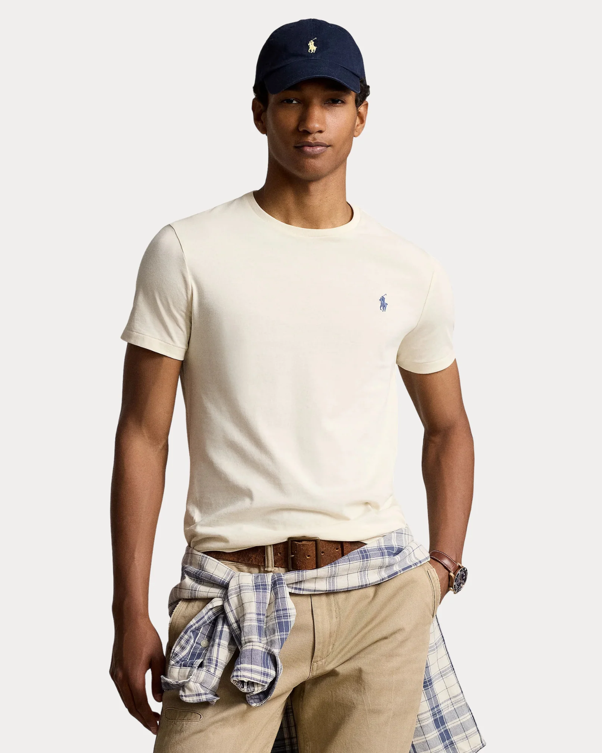 Polera de algodón crema