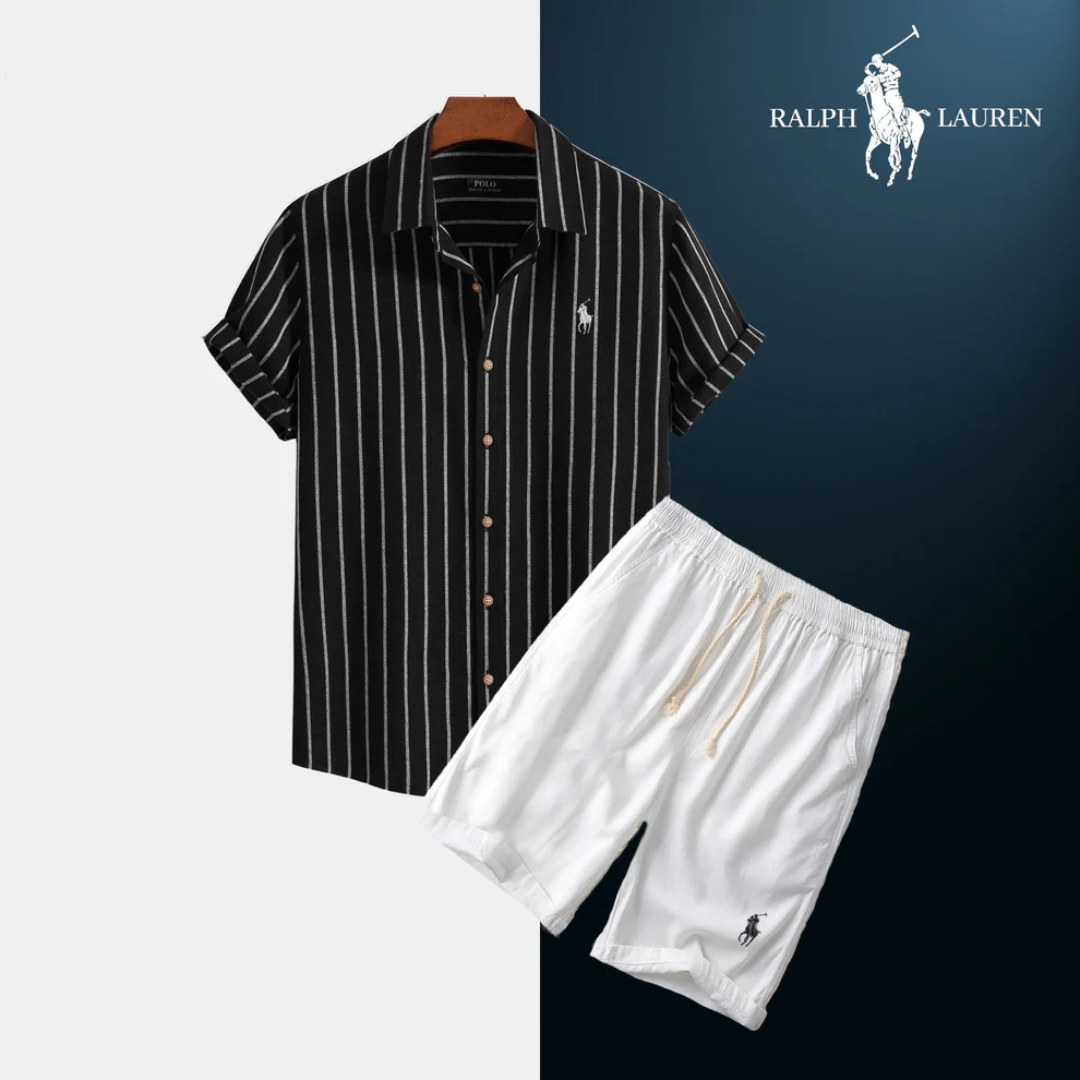 Set de lino corte clásico