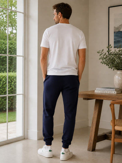 Pantalón jogger de polar azul marino