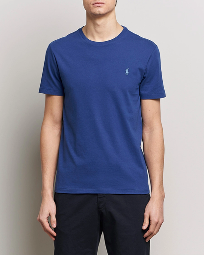 Polera de algodón azul