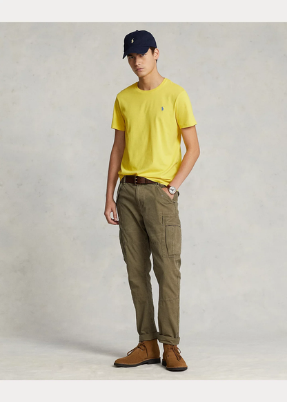 Polera de algodón amarilla
