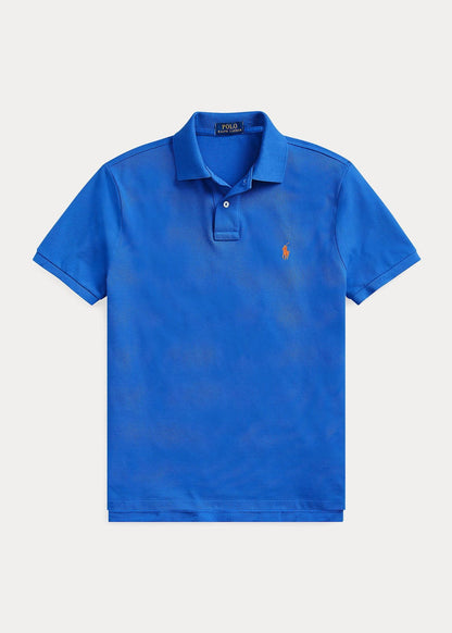 Polo de piqué azul lavanda