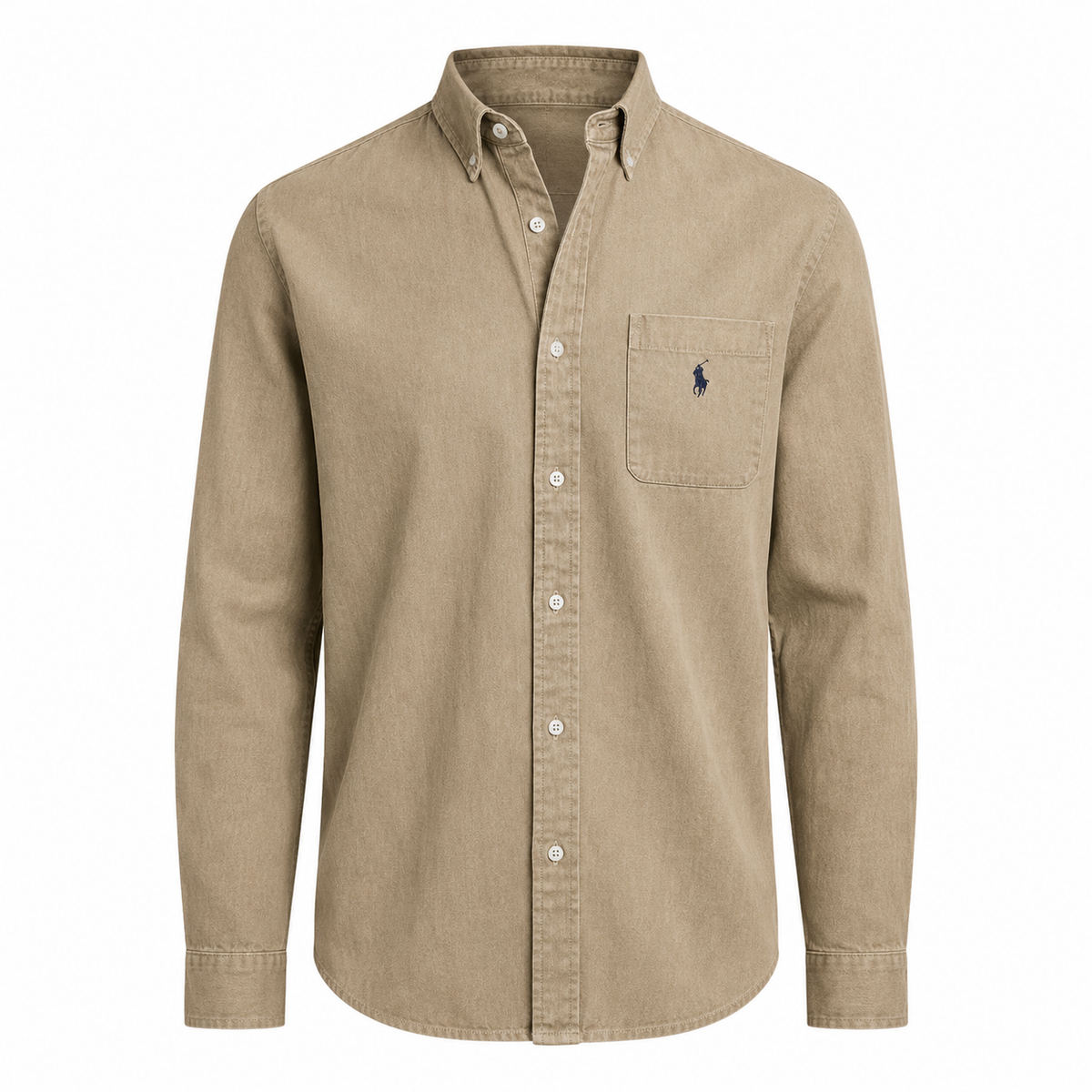 Camisa Oxford manga larga