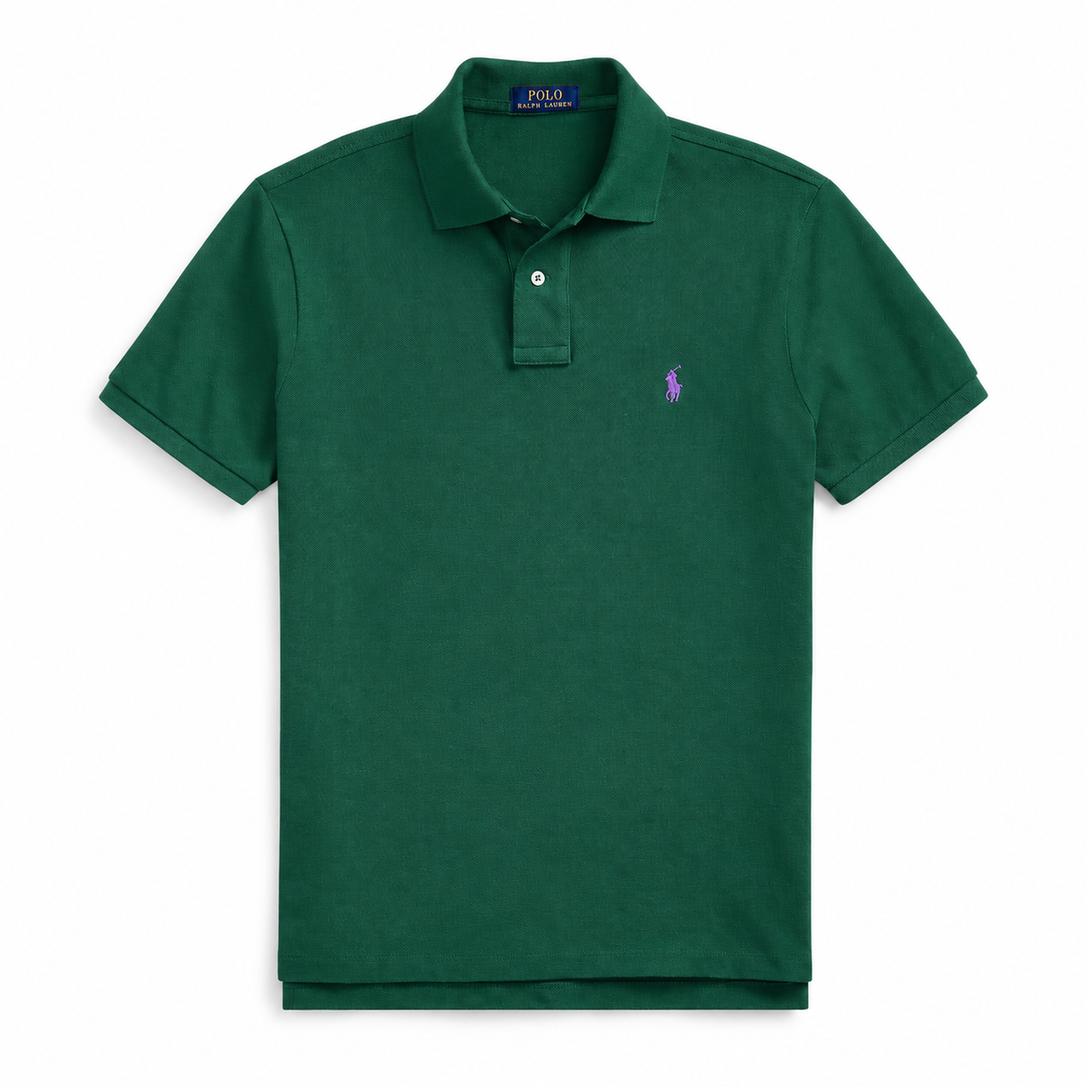 Polo de piqué verde