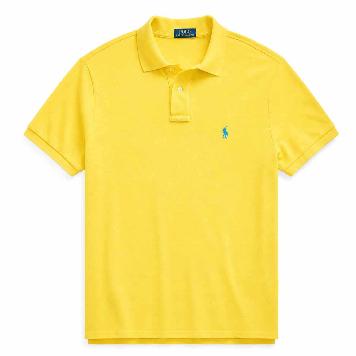 Polo de piqué amarillo
