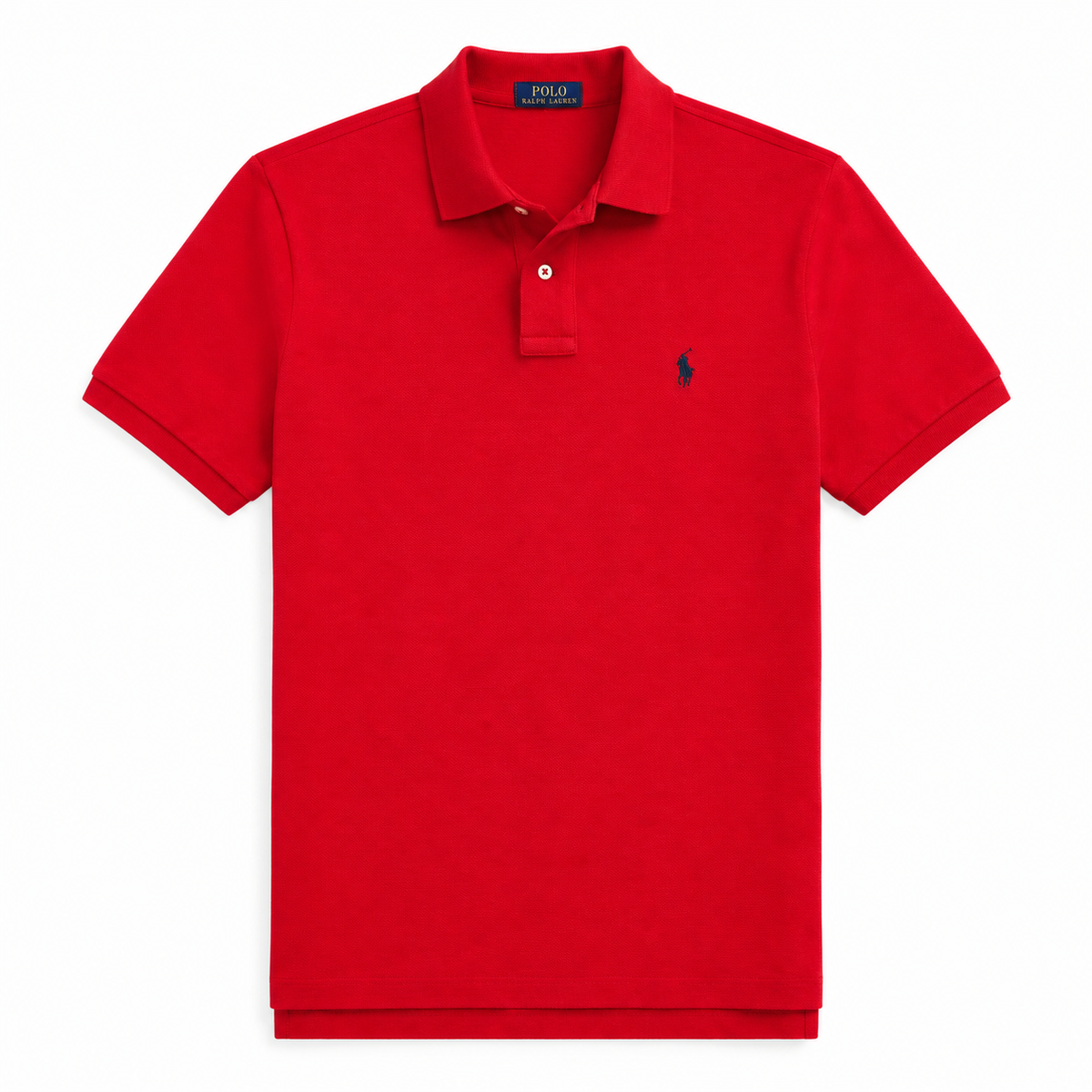 Polo de piqué rojo