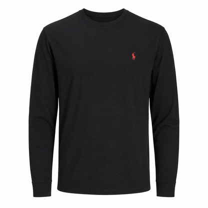Polera manga larga negra