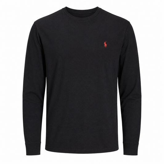 Polera manga larga negra
