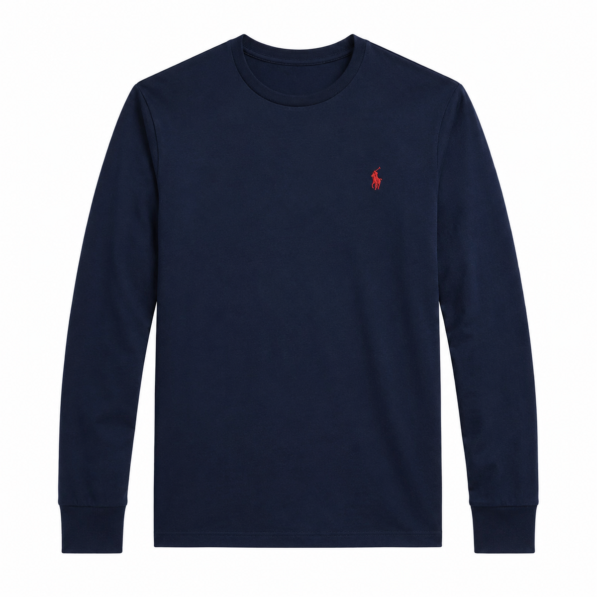 Polera manga larga azul
