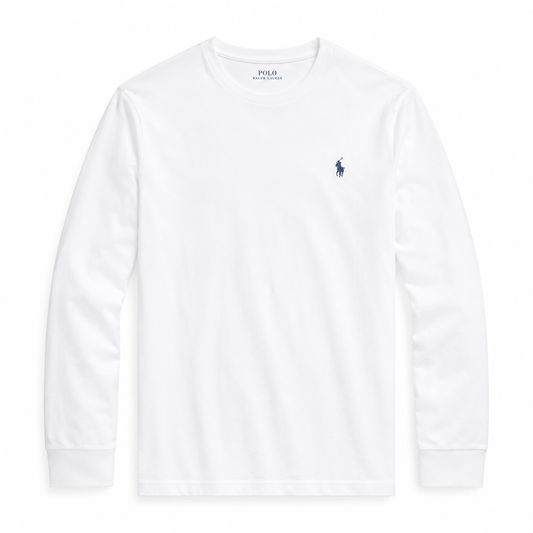 Polera manga larga blanca