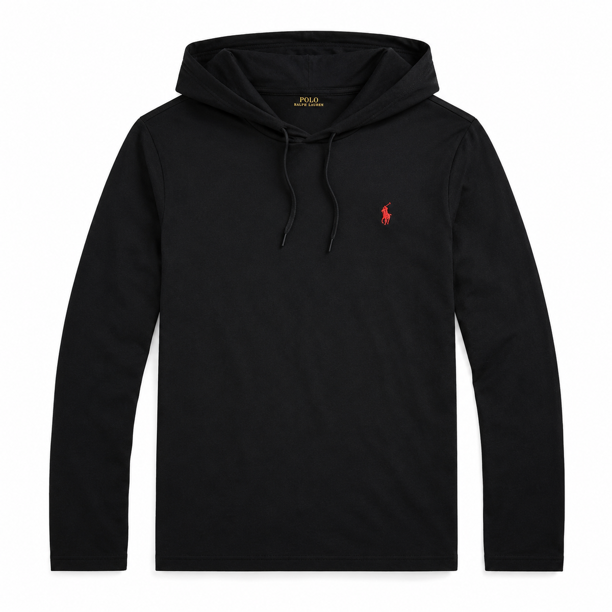 Polera con capucha negra