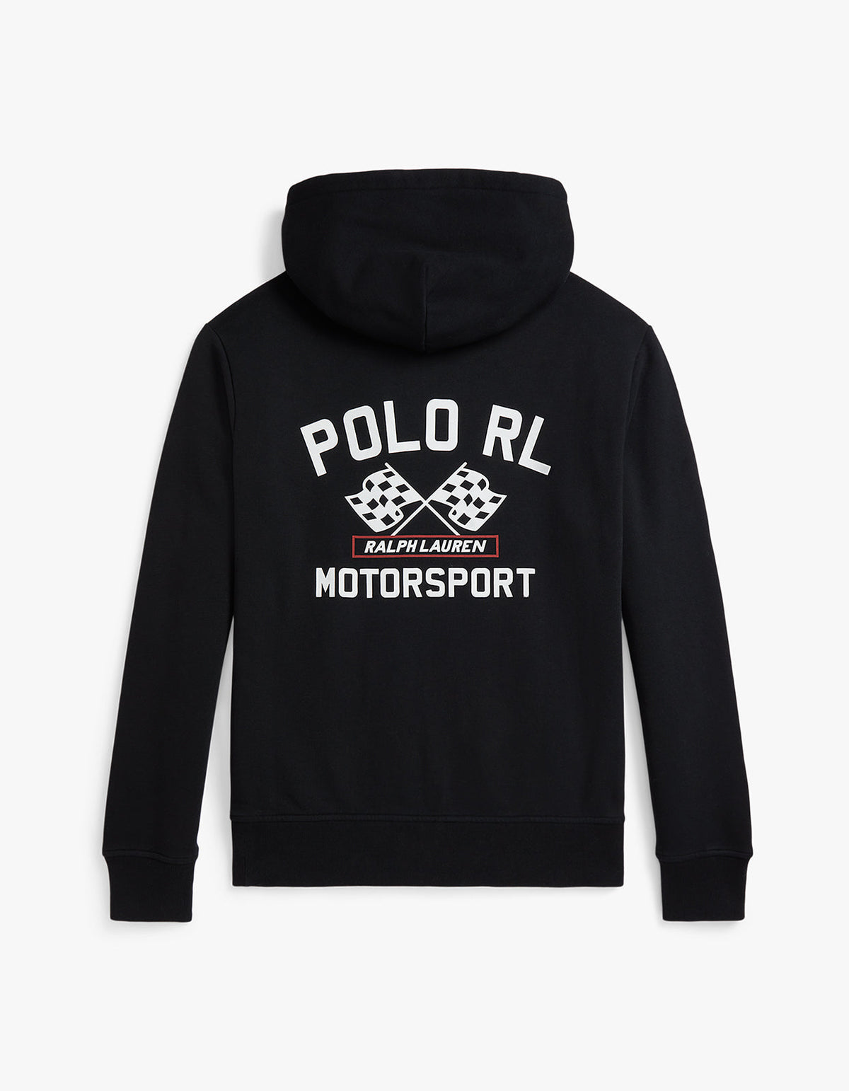 Polerón con capucha estampado negro