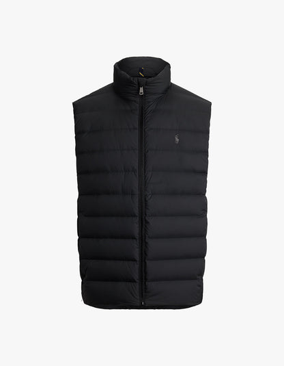 Chaleco acolchado plegable negro