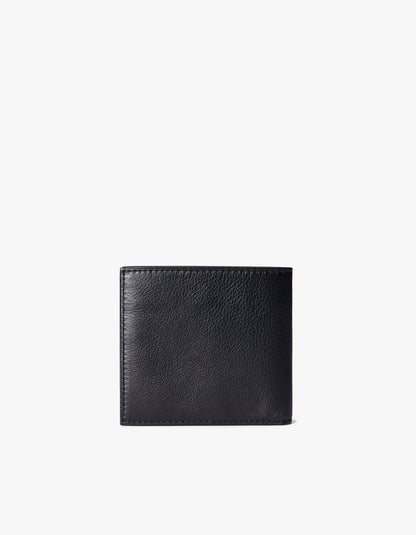 Billetera de cuero negra