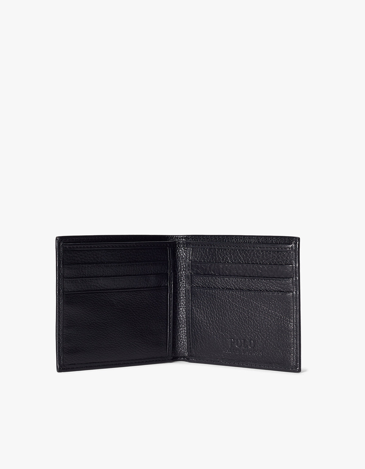 Billetera de cuero negra