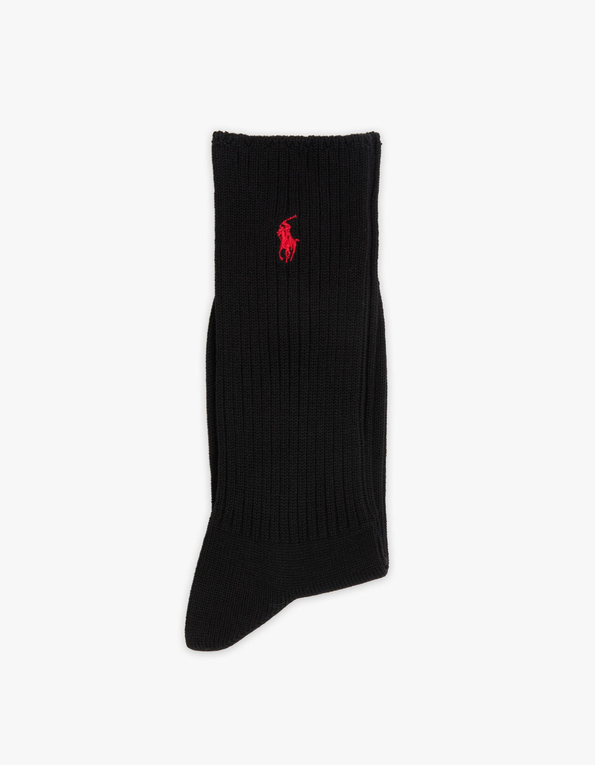 Calcetines acanalados negros