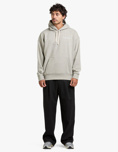 Polerón de polar con capucha gris oscuro
