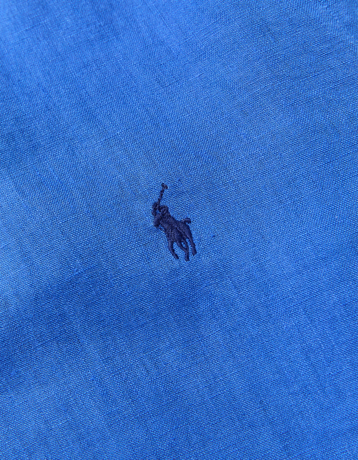 Camisa de lino azul lavanda