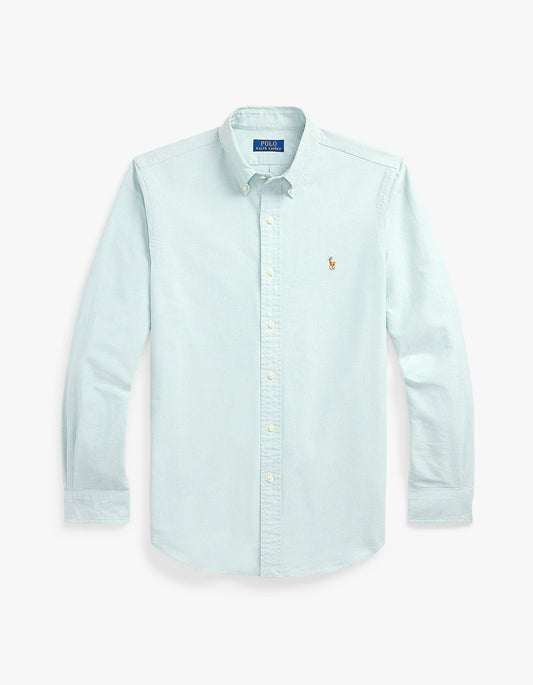 Camisa sport manga larga verde