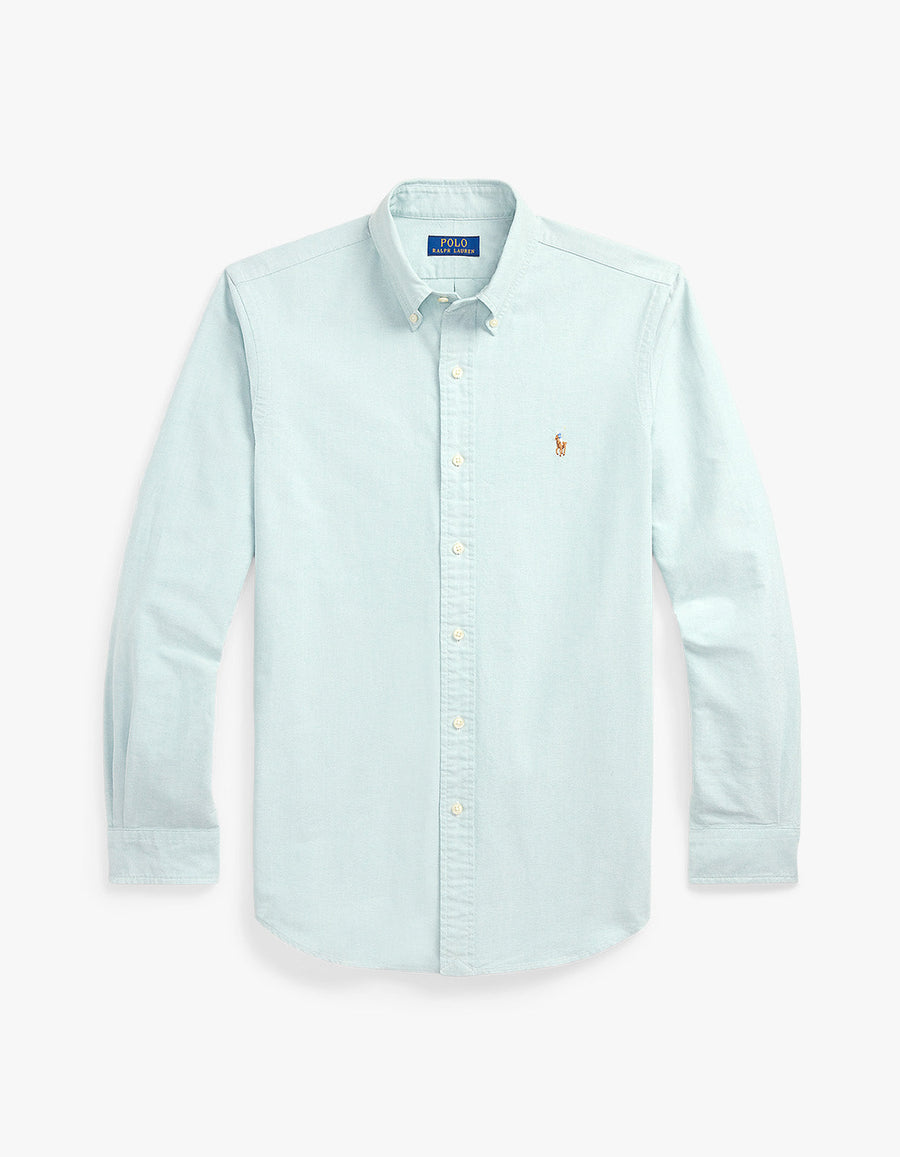 Camisa sport manga larga verde
