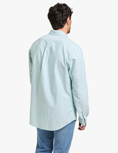 Camisa sport manga larga verde
