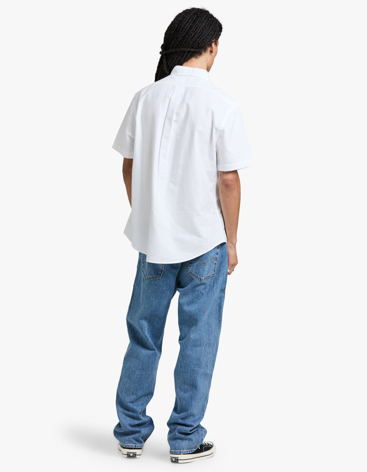 Camisa sport manga corta blanca