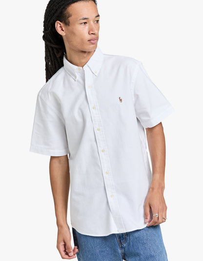 Camisa sport manga corta blanca