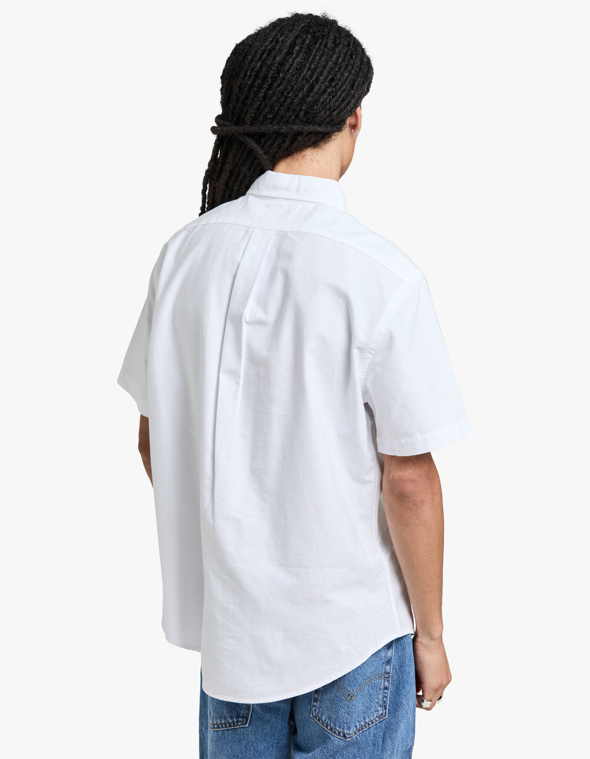 Camisa sport manga corta blanca
