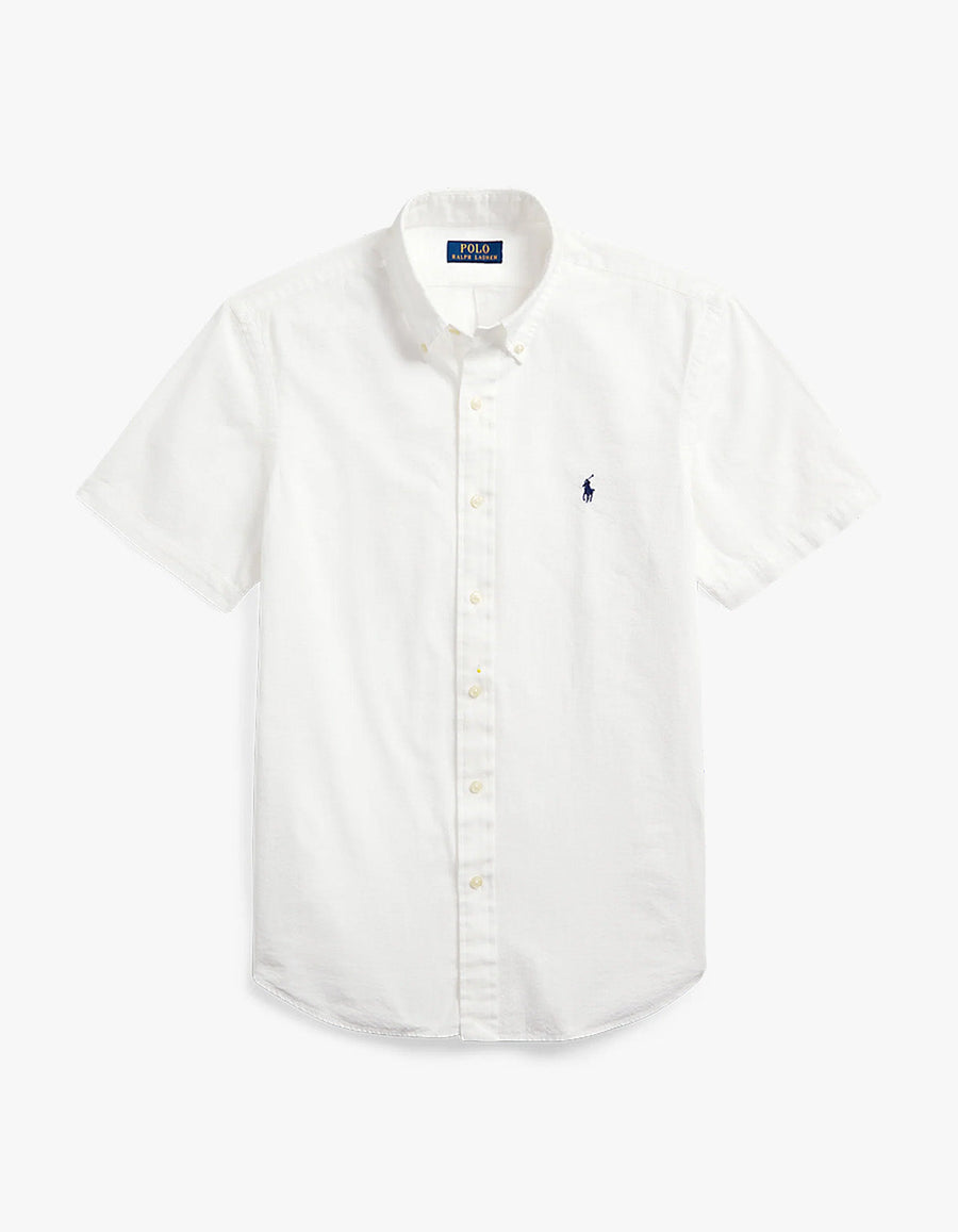 Camisa de seersucker blanca