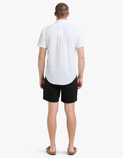 Camisa de seersucker blanca