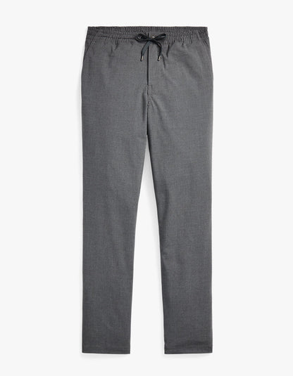 Pantalón chino gris jaspeado