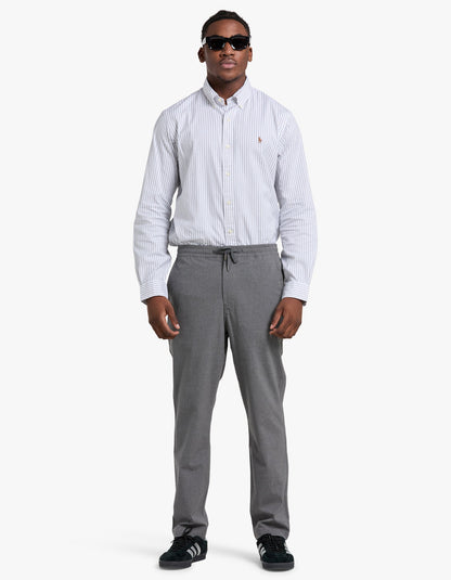 Pantalón chino gris jaspeado